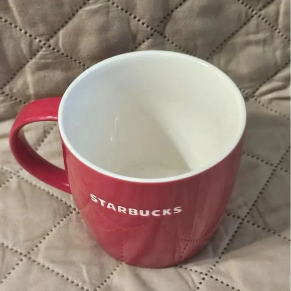 2011 Starbucks Partridge Christmas Mug Red White Coffee Hot Cocoa New Bone China - Picture 4 of 9